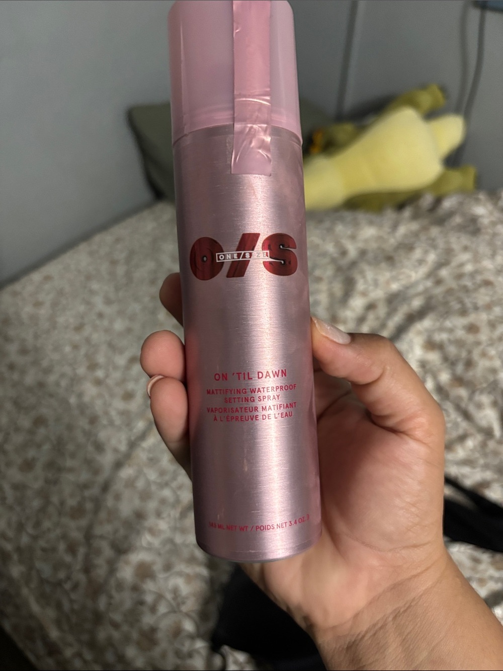 ONE/SIZE On 'Til Dawn Mattifying Waterproof Setting Spray - Pink